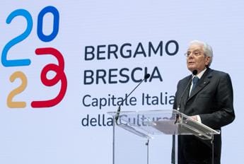 Galleria foto 'Bergamo-Brescia capitali Cultura 2023, Mattarella: “L’unità rafforza l’Italia”' - foto 1