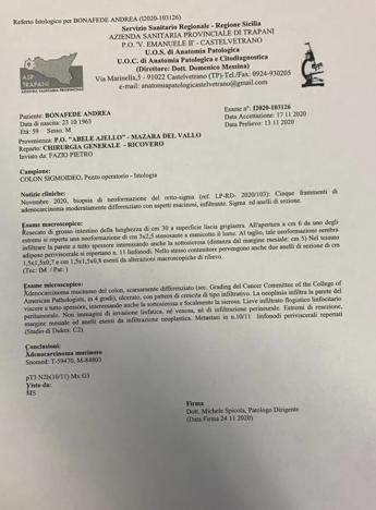 Galleria foto 'Boss Messina Denaro affetto da tumore, nel 2020 la diagnosi' - foto 1