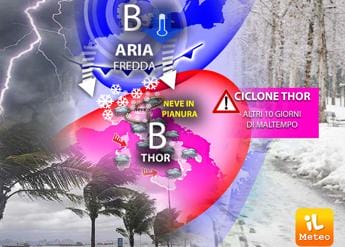 Galleria foto 'Ciclone Thor sull’Italia, ancora 10 giorni con neve e venti di tempesta' - foto 1