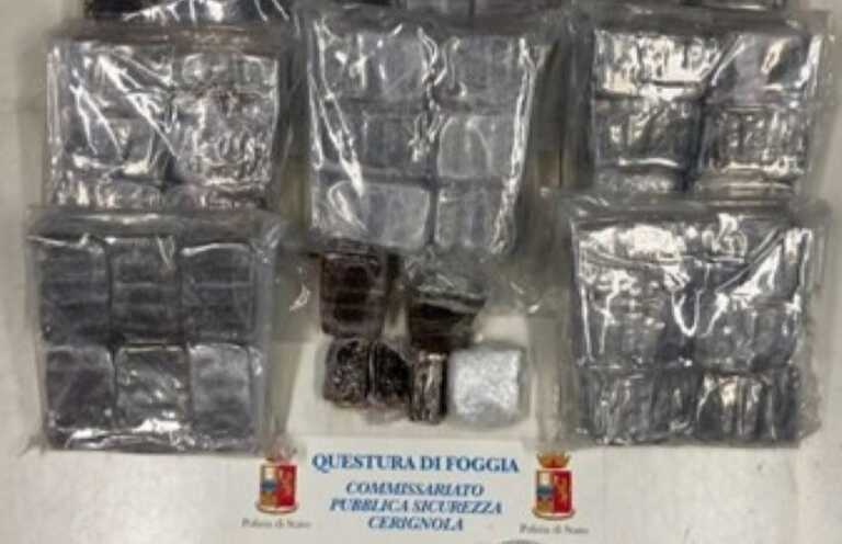 Chili di droga nascosti in un box a Cerignola: arrestato commerciante 70enne
