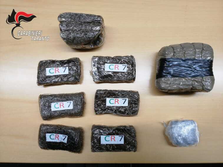 Droga dalla Spagna venduta nei rioni Paolo VI e Salinella: otto arresti a Taranto