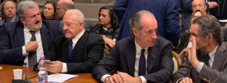 Terzo mandato, patto bipartisan tra governatori: “sì” all’abolizione del limite delle due legislature