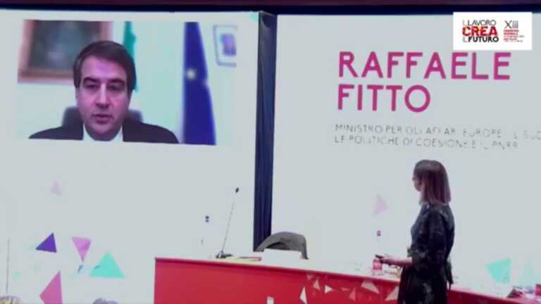 Fitto al congresso Cgil Puglia: «L’autonomia differenziata rispetterà la Costituzione»