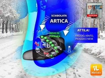 Galleria foto 'Maltempo sull’Italia, con Attila torna la neve fino in pianura' - foto 1