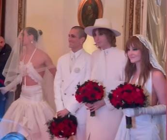 Galleria foto 'Maneskin si ‘sposano’ a Roma, matrimonio rock per lancio Rush – Video' - foto 1