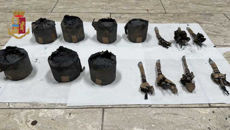 Bombe carta inesplose trovate in strada a Matera: intervengono gli artificieri