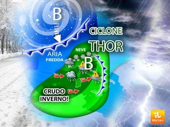 Galleria foto 'Meteo, il ciclone Thor porta l’inverno sull’Italia' - foto 1
