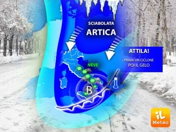 Galleria foto 'Meteo Italia, sciabolata di Attila al Centro-Sud: gelo nel weekend' - foto 1