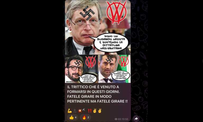 Minacce “no vax” a Decaro, Cuperlo e Mazzarano: «Evidente la matrice neofascista e squadrista»