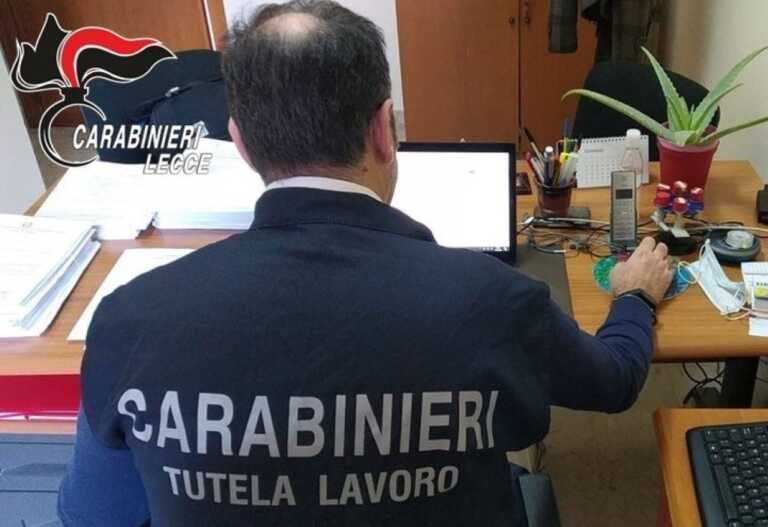Irregolarità e lavoro in nero in Salento: sospese cinque imprese