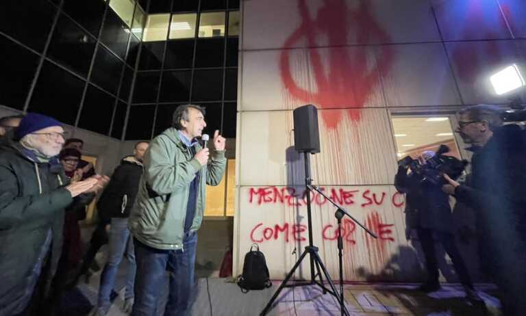 Cgil, Gesmundo: «Dopo l’attacco alla sede di Bari, intimidazioni ai dirigenti». Emiliano: «Atti vili»