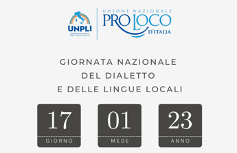 Galleria foto 'Unione nazionale Pro Loco, martedì Giornata Nazionale Dialetto e Lingue locali' - foto 1