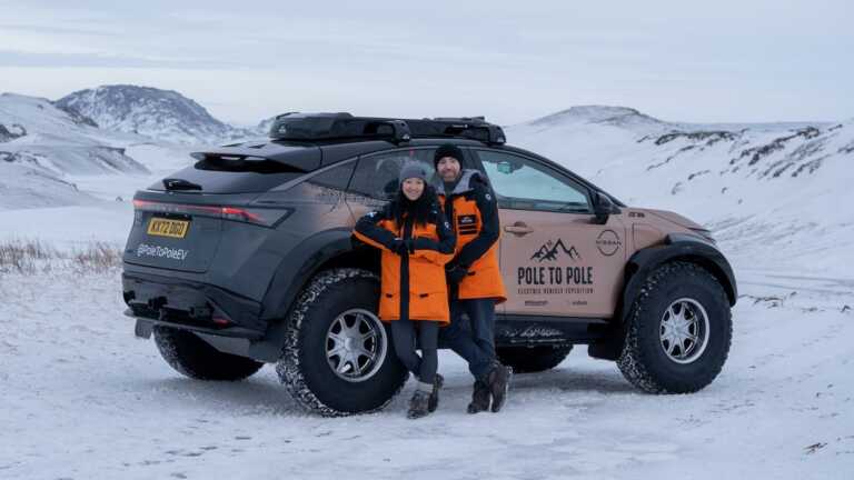 Da un polo all’altro con la Nissan Ariya e-4orce “Pole to Pole”