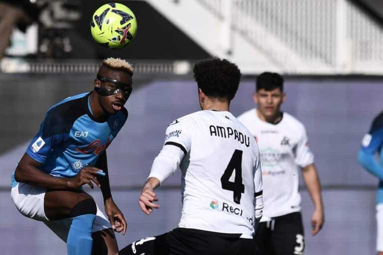 Galleria foto 'Spezia-Napoli 0-3, a segno Kvaraskhelia e doppietta Osimhen' - foto 1