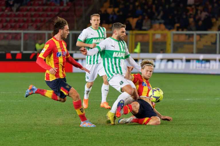 Galleria foto 'Sassuolo corsaro a Lecce, decisivo un gol di Thorstvedt' - foto 1