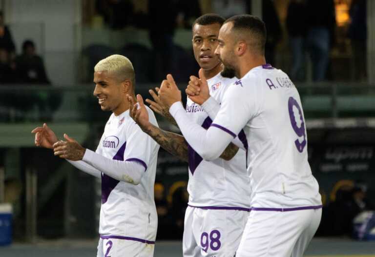 Galleria foto 'La Fiorentina torna a vincere, al Bentegodi Verona ko 3-0' - foto 1