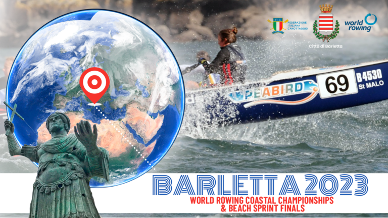 Barletta capitale mondiale del canottaggio: in autunno ospiterà i mondiali di Coastal Rowing e Beach Sprint