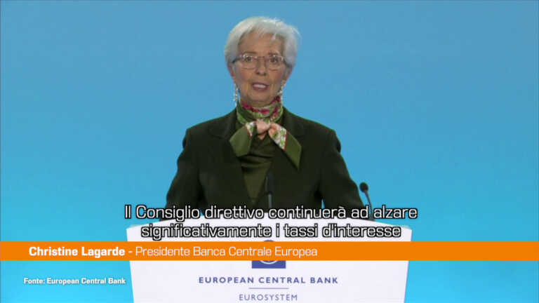 Galleria foto 'Bce, Lagarde “L’aumento dei tassi potrebbe continuare”' - foto 1
