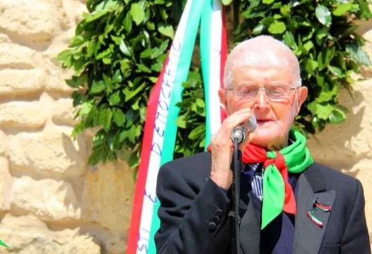 Addio al partigiano “Brindisi”: muore a 98 anni Pietro Parisi. Il cordoglio dell’Anpi: «Militante instancabile»