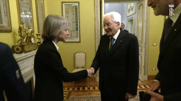 Galleria foto 'Il Presidente Mattarella incontra Vera Politkovskaja' - foto 1