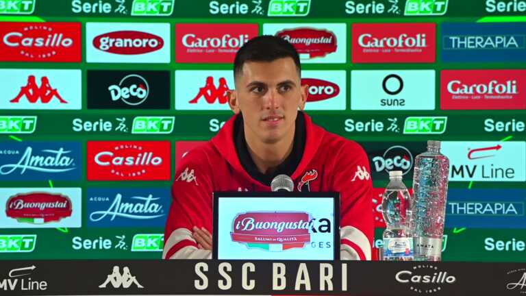 Molina presenta Bari-Venezia: «Gara difficile». I convocati di mister Mignani – VIDEO