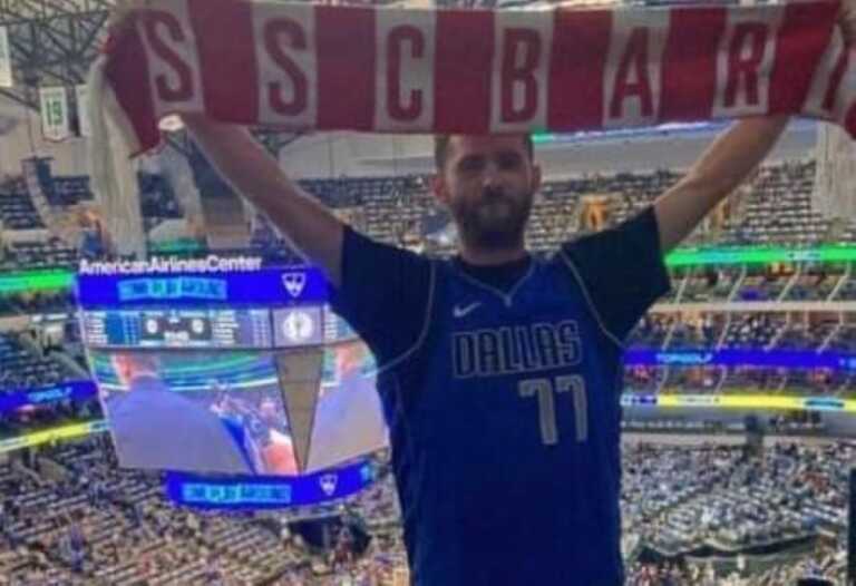 Negli Usa per un dottorato di ricerca, Claudio fa festa per il Bari a Dallas