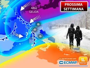 Galleria foto 'Gelo in arrivo dalla Russia, neve e maltempo sull’Italia: previsioni meteo prossima settimana' - foto 1