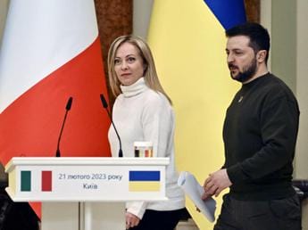 Galleria foto 'Meloni a Zelensky: “Con l’Ucraina fino alla fine”' - foto 1