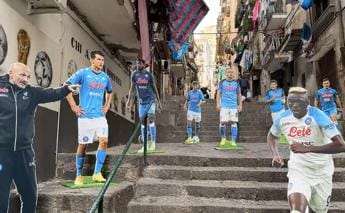Galleria foto 'Napoli, primi ‘segnali’ di festa scudetto in città' - foto 1