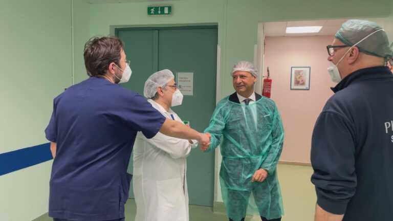L’ispezione del consigliere Pagliaro nell’ospedale di Casarano: «Mancano servizi e serve personale» – FOTO e VIDEO