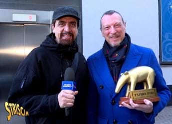 Sanremo 2023, dopo ‘performance’ di Blanco Tapiro d’oro ad Amadeus