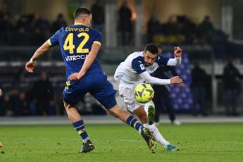 Galleria foto 'Verona-Lazio 1-1, gol di Pedro e Ngonge' - foto 1
