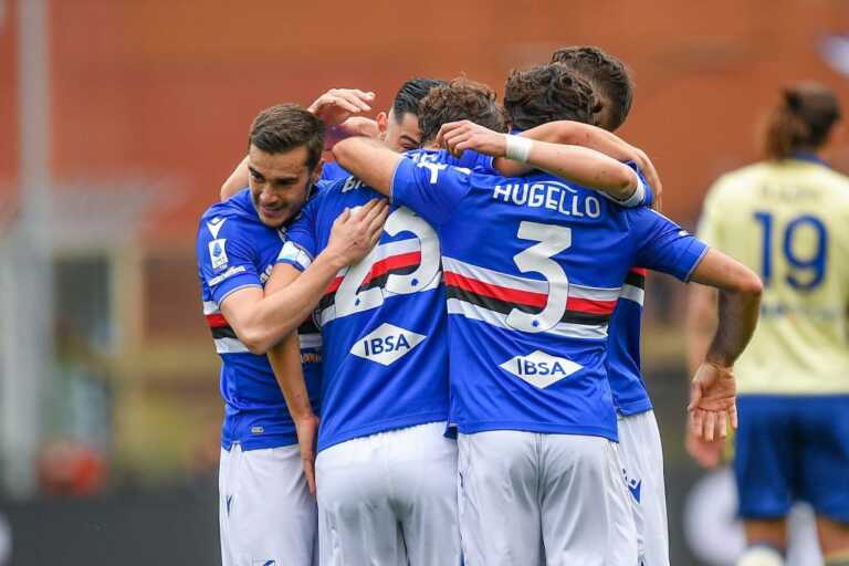 Galleria foto 'Sampdoria-Verona 3-1, blucerchiati attaccati al treno salvezza' - foto 1