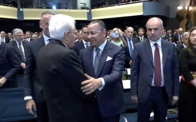 Galleria foto 'Gruppo San Donato, Kamel Ghribi incontra Mattarella' - foto 1