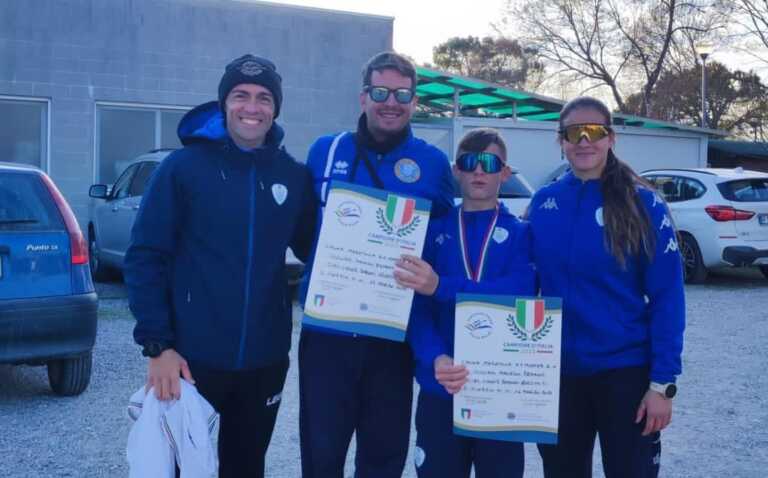 Canoa maratona, Barion campione d’Italia con Caterino nel C1 Ragazzi. Giuliani trionfa tra i Master