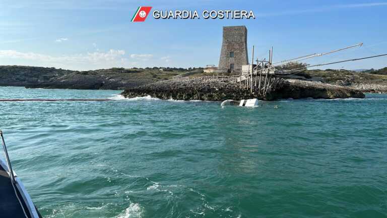 Vieste, peschereccio affonda in località “Porticello”: in salvo due marittimi