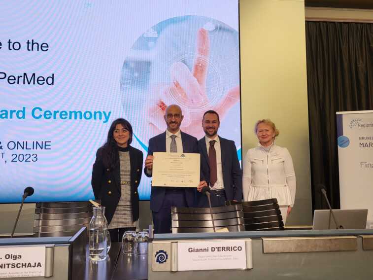 Medicina personalizzata, la Puglia premiata a Bruxelles per il progetto COReHealth
