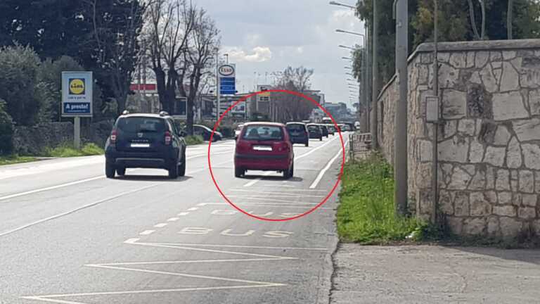 Niente cordoli e auto a tutta velocità: a Bari la pista ciclabile in via Buozzi fa paura – FOTO