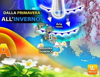 Galleria foto 'Meteo, domenica giù le temperature: torna l’inverno' - foto 1