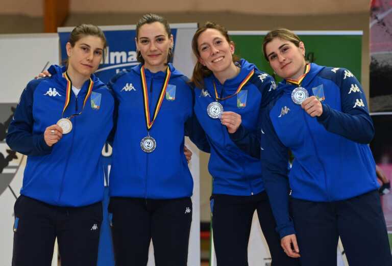 Sciabola, la foggiana Martina Criscio d’argento con la Nazionale italiana