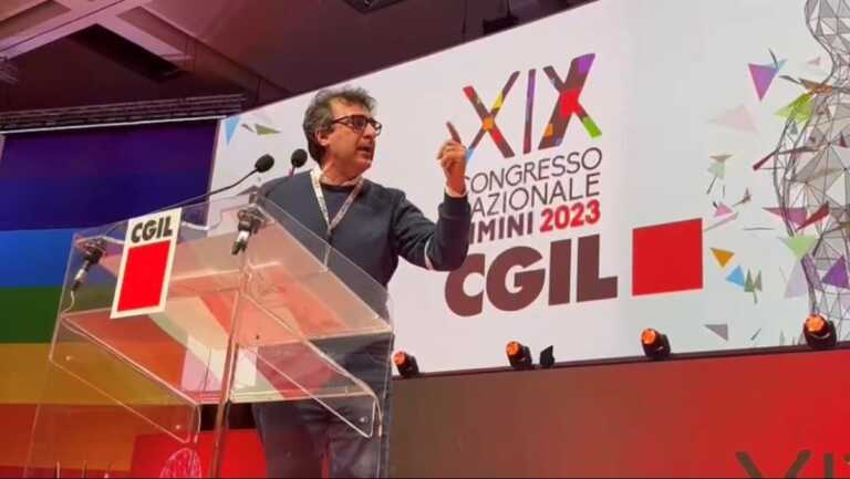 Gesmundo al congresso Cgil di Rimini: «In campo contro le politiche sbagliate del governo di destra»