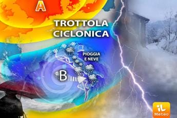 Galleria foto 'Trottola ciclonica sull’Italia, maltempo fino al weekend: ecco dove, le previsioni' - foto 1