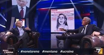 Galleria foto 'Vignetta su Francesca Mannocchi, Enrico Mentana: “Fa schifo”' - foto 1
