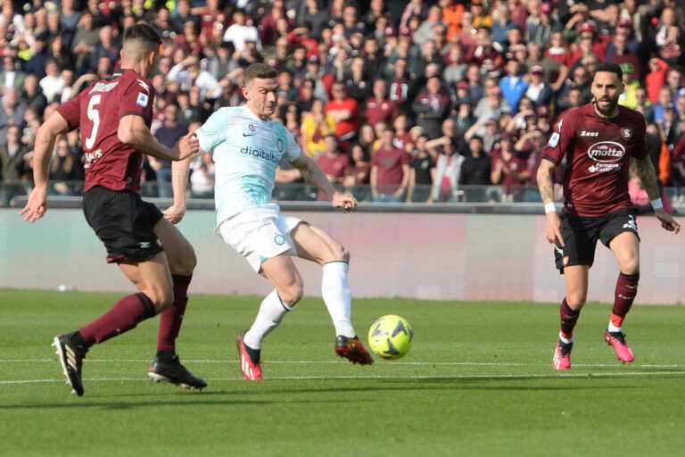 Galleria foto 'Candreva risponde a Gosens al 90°, Salernitana-Inter 1-1' - foto 1