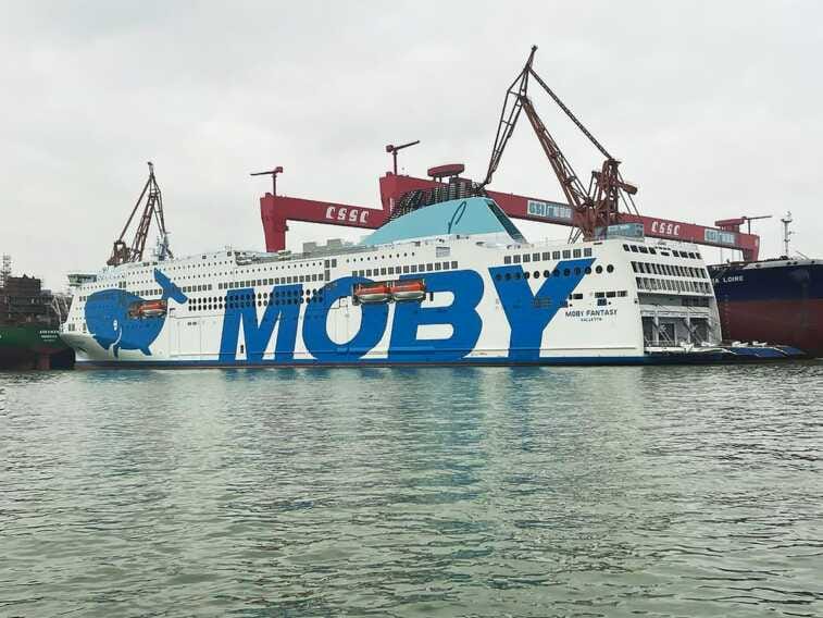 Galleria foto 'Consegnato a Moby il traghetto passeggeri più grande al mondo' - foto 1