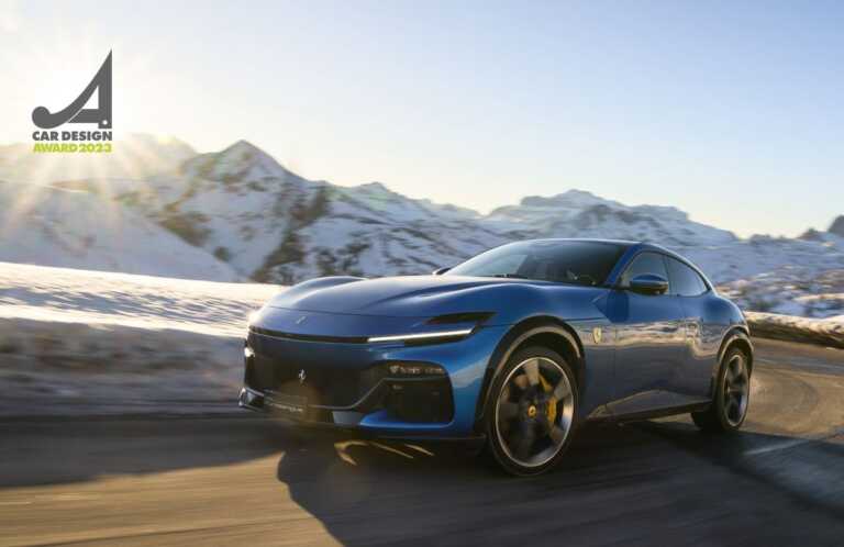 Ferrari Purosangue e il Centro Stile premiati ai Car Design Award