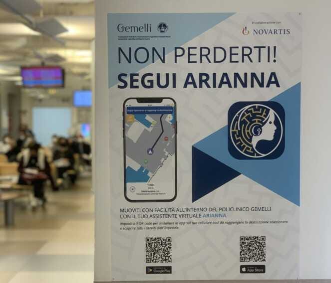 Galleria foto 'Una app innovativa guida i pazienti all’interno del Policlinico Gemelli' - foto 1