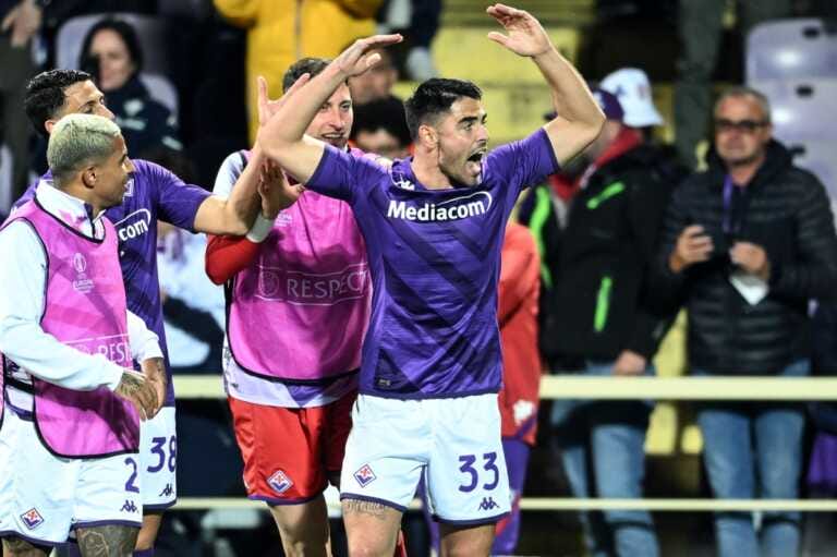 Galleria foto 'La Fiorentina perde 3-2 con il Lech Poznan ma va in semifinale' - foto 1