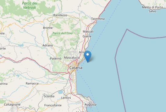 Scossa di terremoto di magnitudo 4.4 nel Catanese