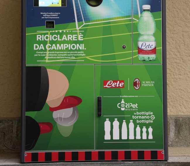 Acqua Lete e Milan insieme per la sostenibilità ambientale